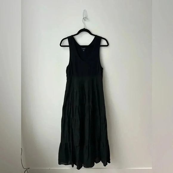 Witchery tiered black maxi dress - Picture 1 of 8